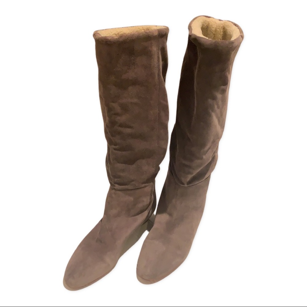 Loeffler Randall Matilde Wedge Suede Boot 9B